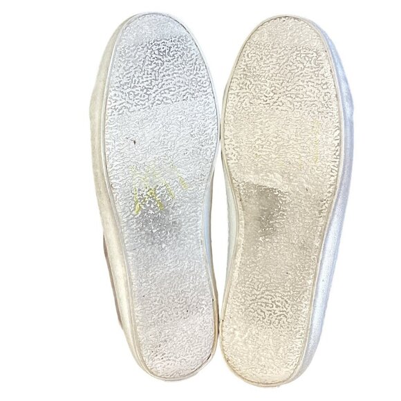 Old Navy 1994 Court Sneaker Low Top Lace-Up Light Taupe Faux Suede Sz 7 #282A - Picture 7 of 8